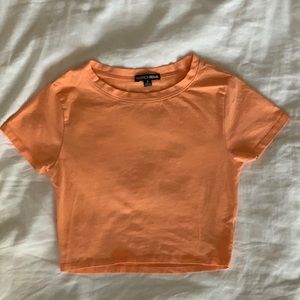 💛Orange crop top